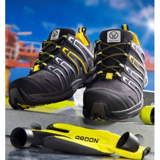 Pantofi de protectie S1, bombeu compozit, talpa cauciuc/TPU Negru Pantofi de protectie S1, bombeu compozit, talpa cauciuc/TPU Negru