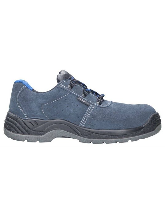 Pantofi de protectie cu gauri de aerisiere, S1P Albastru pal