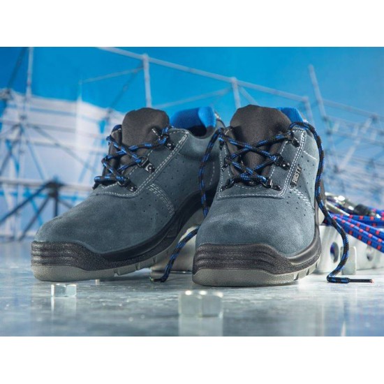 Pantofi de protectie cu gauri de aerisiere, S1P Albastru pal Pantofi de protectie cu gauri de aerisiere, S1P Albastru pal