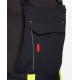 Salopeta cu pieptar calitate premium tercot kanvas 270g/m2 Neon Negru si galben Salopeta cu pieptar calitate premium tercot kanvas 270g/m2 Neon Negru si galben