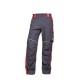 Pantaloni de lucru calitate premium, tercot kanvas 270g/m2 Neon Gri si rosu
