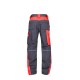 Pantaloni de lucru calitate premium, tercot kanvas 270g/m2 Neon Gri si rosu Pantaloni de lucru calitate premium, tercot kanvas 270g/m2 Neon Gri si rosu