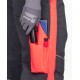 Pantaloni de lucru calitate premium, tercot kanvas 270g/m2 Neon Gri si rosu Pantaloni de lucru calitate premium, tercot kanvas 270g/m2 Neon Gri si rosu