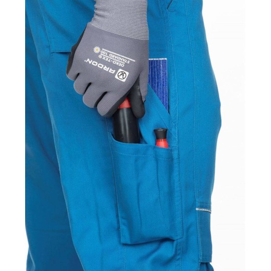 Pantaloni de lucru vara calitate excelenta, tercot 200g/m2, Albastru deschis Pantaloni de lucru vara calitate excelenta, tercot 200g/m2, Albastru deschis