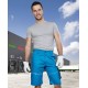 Pantaloni scurti de lucru, calitate excelenta, tercot 200g/m2, Albastru deschis Pantaloni scurti de lucru, calitate excelenta, tercot 200g/m2, Albastru deschis