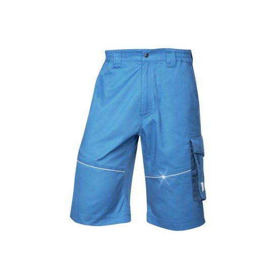 Pantaloni scurti de lucru, calitate excelenta, tercot 200g/m2, Albastru deschis Pantaloni scurti de lucru, calitate excelenta, tercot 200g/m2, Albastru deschis