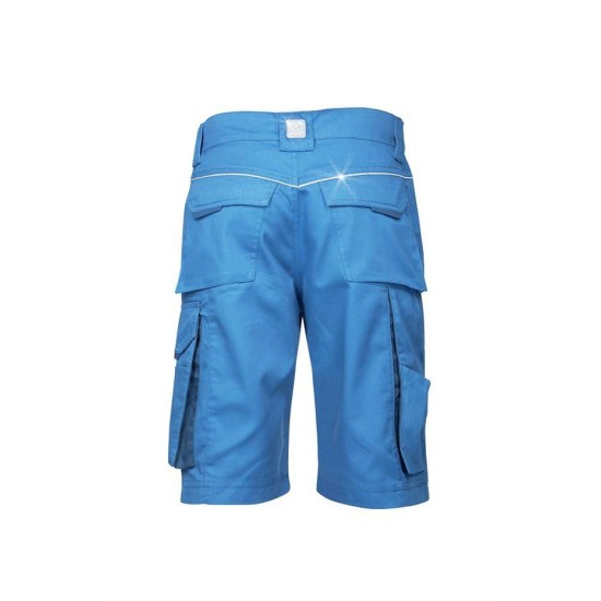 Pantaloni scurti de lucru, calitate excelenta, tercot 200g/m2, Albastru deschis Pantaloni scurti de lucru, calitate excelenta, tercot 200g/m2, Albastru deschis