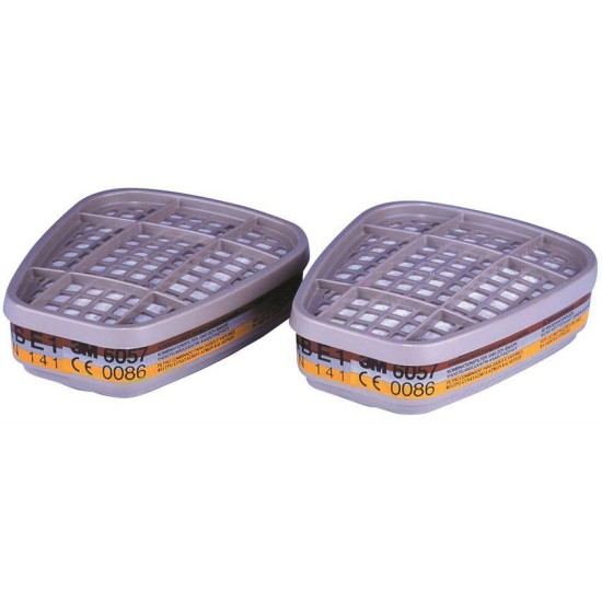 Filtre ABE1 pentru gaze si vapori organici 3M 6057 Gri Filtre ABE1 pentru gaze si vapori organici 3M 6057 Gri
