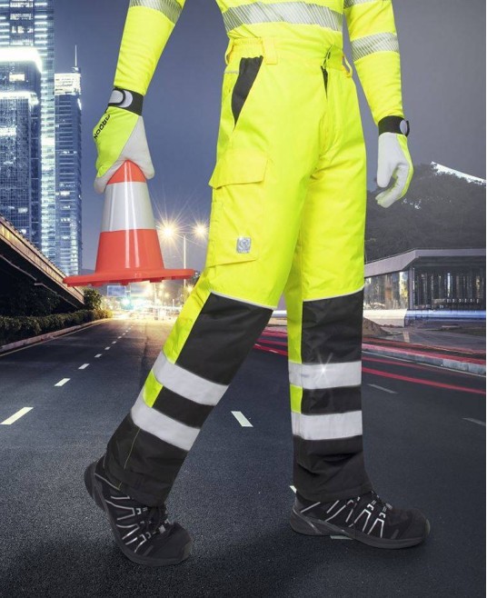 Pantaloni de iarna reflectorizanti HiVis Galben