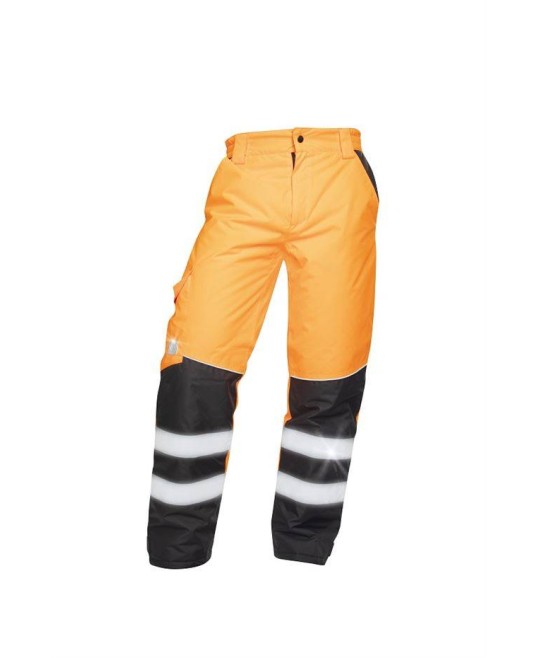 Pantaloni vatuiti reflectorizanti, portocalii Portocaliu