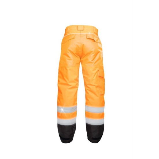 Pantaloni de iarna reflectorizanti HiVis Portocaliu Pantaloni de iarna reflectorizanti HiVis Portocaliu