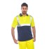 Tricou Polo Doua tonuri, Galben si bleumarin