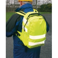 Rucsac cu benzi reflectorizante Hi-Vis [B905] Galben