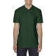 Tricou polo Gildan softstyle, 100% bumbac, densitate 177g/m2, inchidere cu 2 nasturi Verde inchis