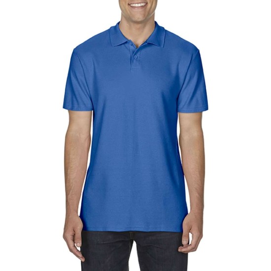 Tricou polo Gildan softstyle, 100% bumbac, densitate 177g/m2, inchidere cu 2 nasturi Albastru regal Tricou polo Gildan softstyle, 100% bumbac, densitate 177g/m2, inchidere cu 2 nasturi Albastru regal