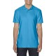 Tricou polo Gildan softstyle, 100% bumbac, densitate 177g/m2, inchidere cu 2 nasturi Albastru deschis