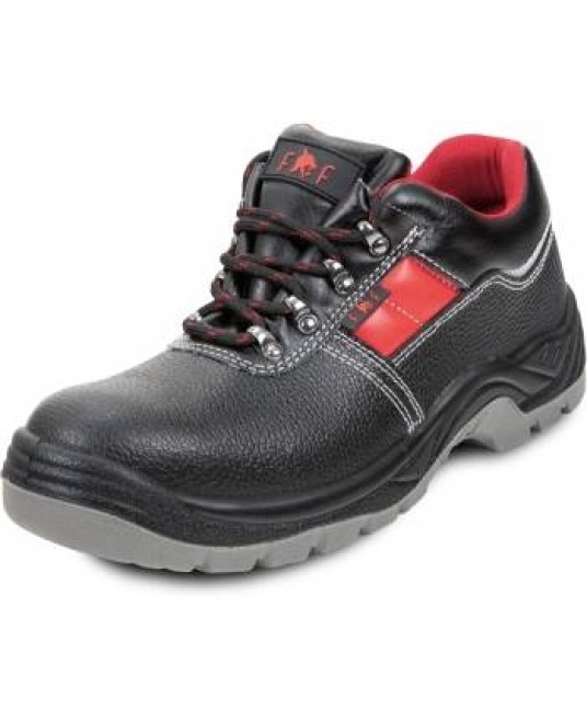 Pantofi de protectie cu bombeu metalic si lamela, talpa PU/PU, S3