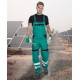 Salopeta reflectorizanta cu pieptar Cool Trend Reflex verde, 100% bumbac, 260g/m2 Verde Salopeta reflectorizanta cu pieptar Cool Trend Reflex verde, 100% bumbac, 260g/m2 Verde