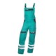 Salopeta reflectorizanta cu pieptar Cool Trend Reflex verde, 100% bumbac, 260g/m2 Verde Salopeta reflectorizanta cu pieptar Cool Trend Reflex verde, 100% bumbac, 260g/m2 Verde