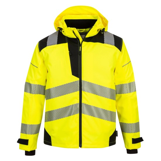 Jacheta de ploaie HiVis, calitate premium PW3 [PW360] Galben si negru