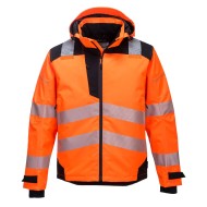 Jacheta de ploaie premium HiVis, Portocaliu -negru