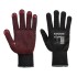 Manusi din nylon cu picouri PVC [A110] Negru