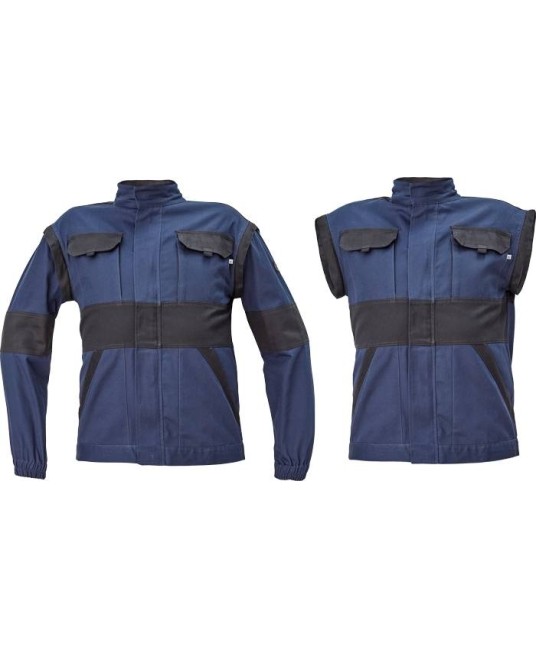 Jacheta de lucru 2 in 1, bumbac, 260g/m2, Max Neo Bleumarin