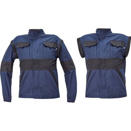 Jacheta de lucru 2 in 1, bumbac, 260g/m2, Max Neo Bleumarin Jacheta de lucru 2 in 1, bumbac, 260g/m2, Max Neo Bleumarin