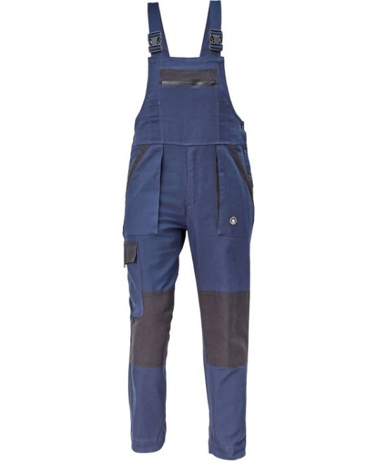 Salopeta cu pieptar bumbac 260g/m2, Max Neo Bleumarin