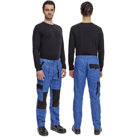 Pantaloni de lucru  bumbac 260g/m2 Max Neo Albastru - minim 30 buc