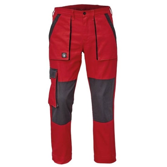 Pantaloni de lucru  bumbac 260g/m2 Max Neo Rosu - minim 30 buc