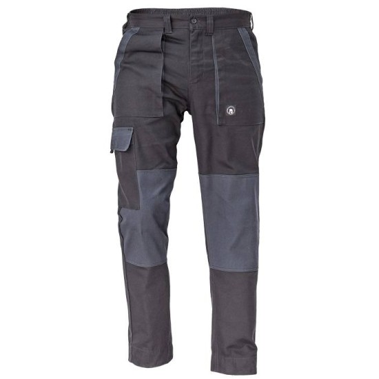 Pantaloni de lucru bumbac 260g/m2 Max Neo Negru cu gri Pantaloni de lucru bumbac 260g/m2 Max Neo Negru cu gri
