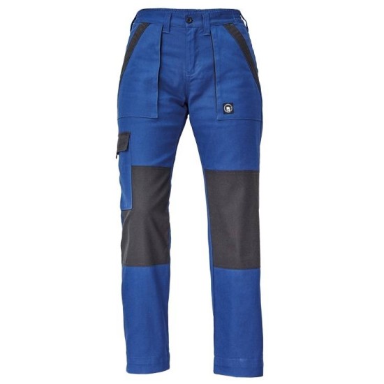 Pantaloni de lucru pentru femei, albastru cu negru, colectia Max Neo