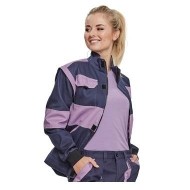 Jacheta de lucru cu maneci detasabile, model special pentru femei, bleumarin cu mov, colectia Max Neo Violet
