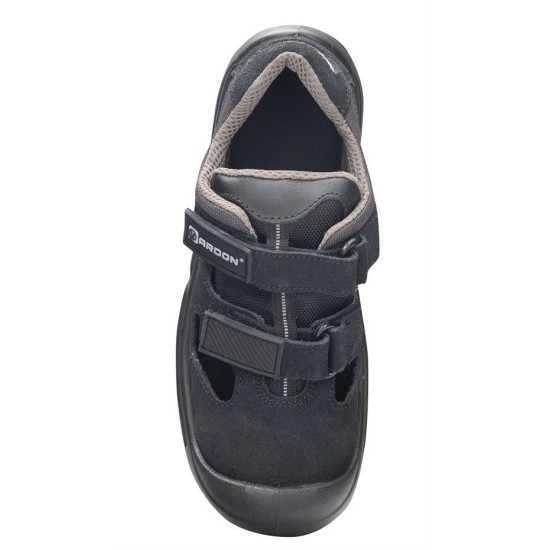 Sandale de protectie  S1 SRC, inchidere cu scai Negru