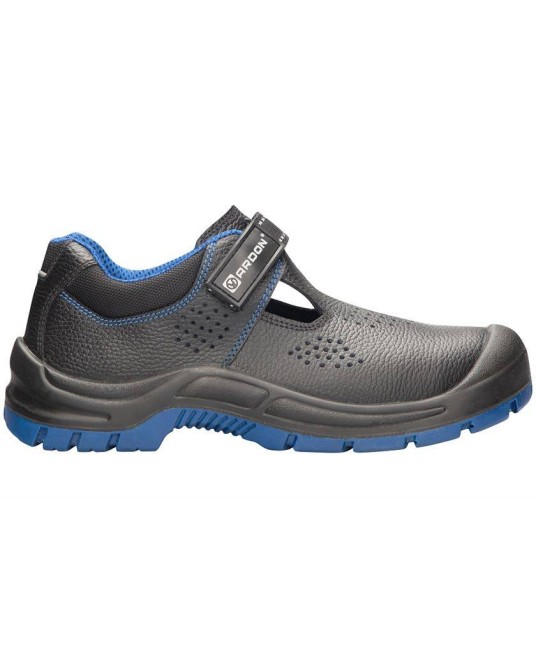 Sandale de protectie  S1 SRC, bombeu metalic Negru