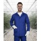 Costum salopeta (jacheta+pantaloni) bumbac 245g/m2 Albastru Royal Costum salopeta (jacheta+pantaloni) bumbac 245g/m2 Albastru Royal