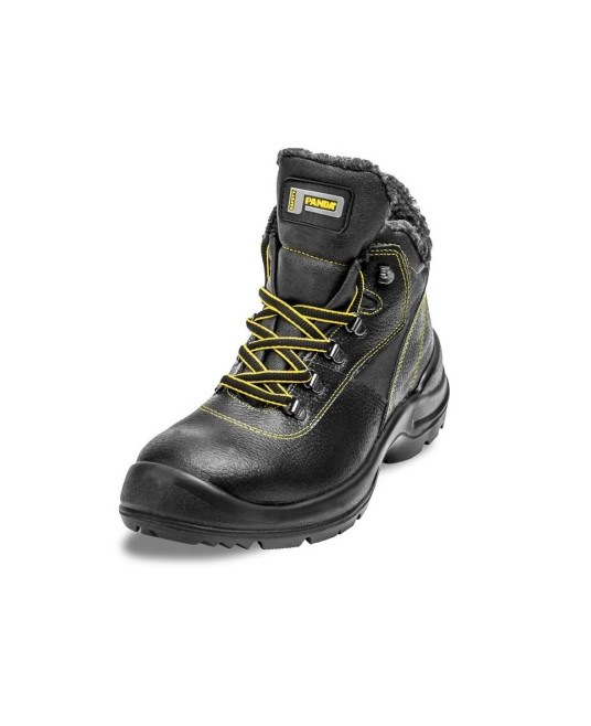 Bocanci de protectie pentru iarna, bombeu compozit si lamela, talpa PU/PU, S3 Cl Negru