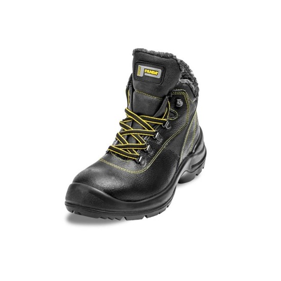 Bocanci de protectie pentru iarna, bombeu compozit si lamela, talpa PU/PU, S3 Cl Negru Bocanci de protectie pentru iarna, bombeu compozit si lamela, talpa PU/PU, S3 Cl Negru