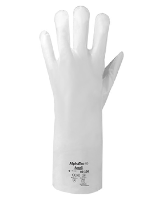 Ansell 02-100/xxx Barrier Manusi de protectie antichimica Alb