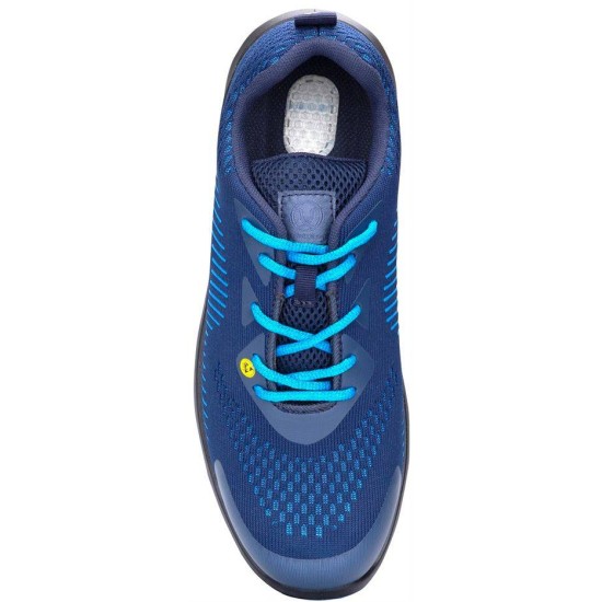 Pantofi de protectie sport cu bombeu compozit S1P ESD Albastru