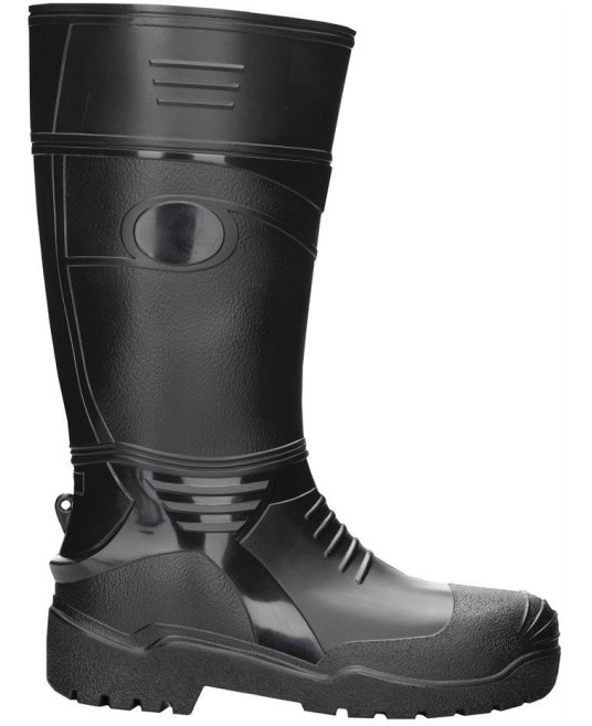Cizme de lucru apa-noroi PVC, calitate premium Negru