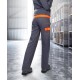 Pantaloni de lucru femei, gri portocaliu Gri si Portocaliu Pantaloni de lucru femei, gri portocaliu Gri si Portocaliu