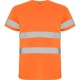 Tricou reflectorizant cu maneca scurta, 130g/m2 Portocaliu Tricou reflectorizant cu maneca scurta, 130g/m2 Portocaliu