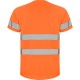 Tricou reflectorizant cu maneca scurta, 130g/m2 Portocaliu Tricou reflectorizant cu maneca scurta, 130g/m2 Portocaliu