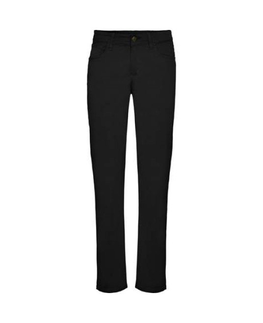 Pantaloni stretch femei, bumbac 280g/m2 Negru
