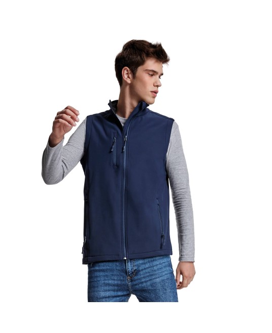Vesta de lucru softshell barbati Bleumarin