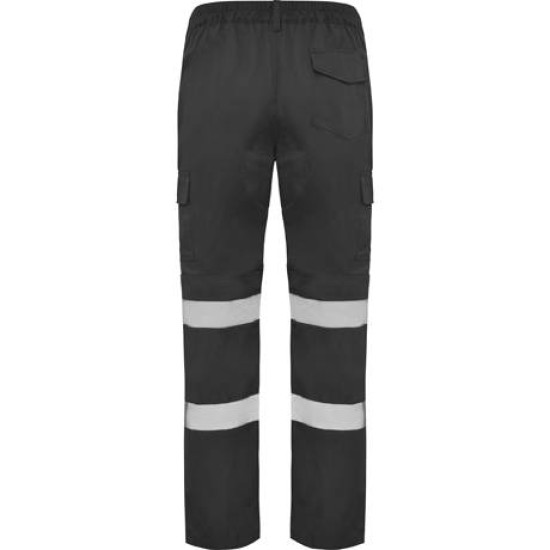 Pantaloni de lucru cu dungi reflectorizante Daily  Gri inchis