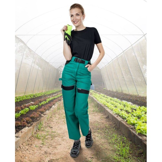Pantaloni de lucru femei, verde Pantaloni de lucru femei, verde