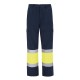 Pantaloni subtiri cu dungi reflectorizante, 200g/m2 Galben si bleumarin Pantaloni subtiri cu dungi reflectorizante, 200g/m2 Galben si bleumarin
